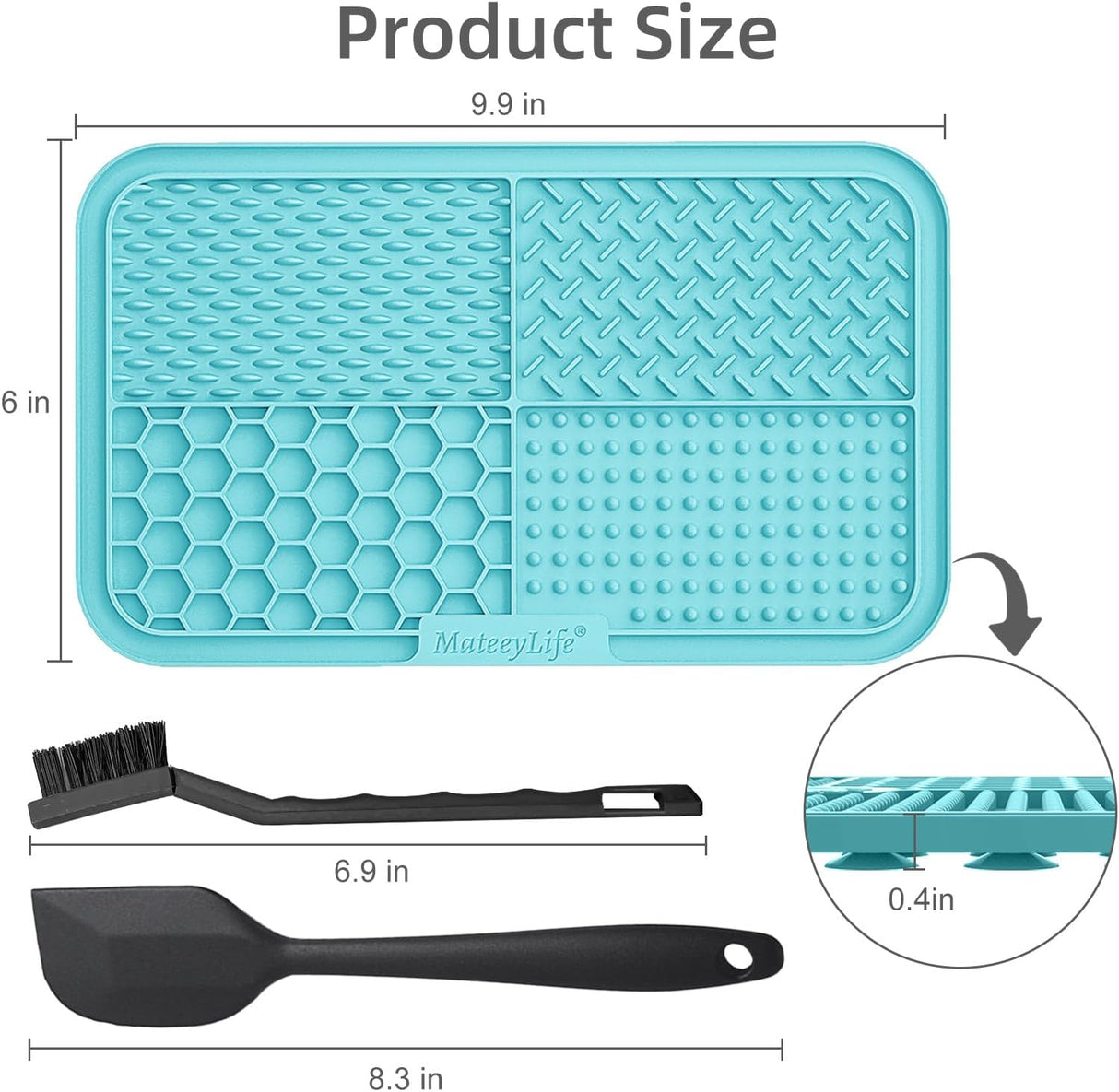 2 comederos grandes para lamer perros para aliviar ansiedad