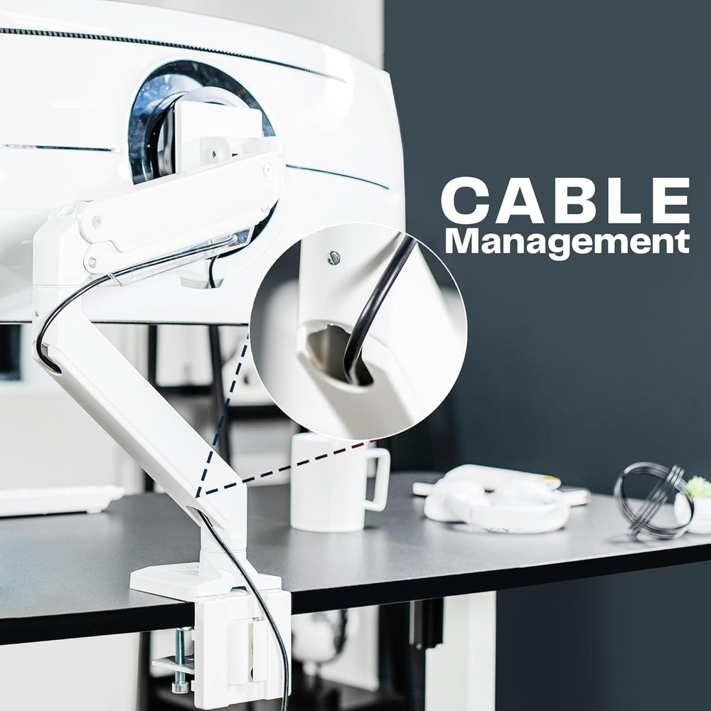 Soporte de Monitor VIVO, Brazo Ajustable para Pantallas 49 STAND-V101G1W