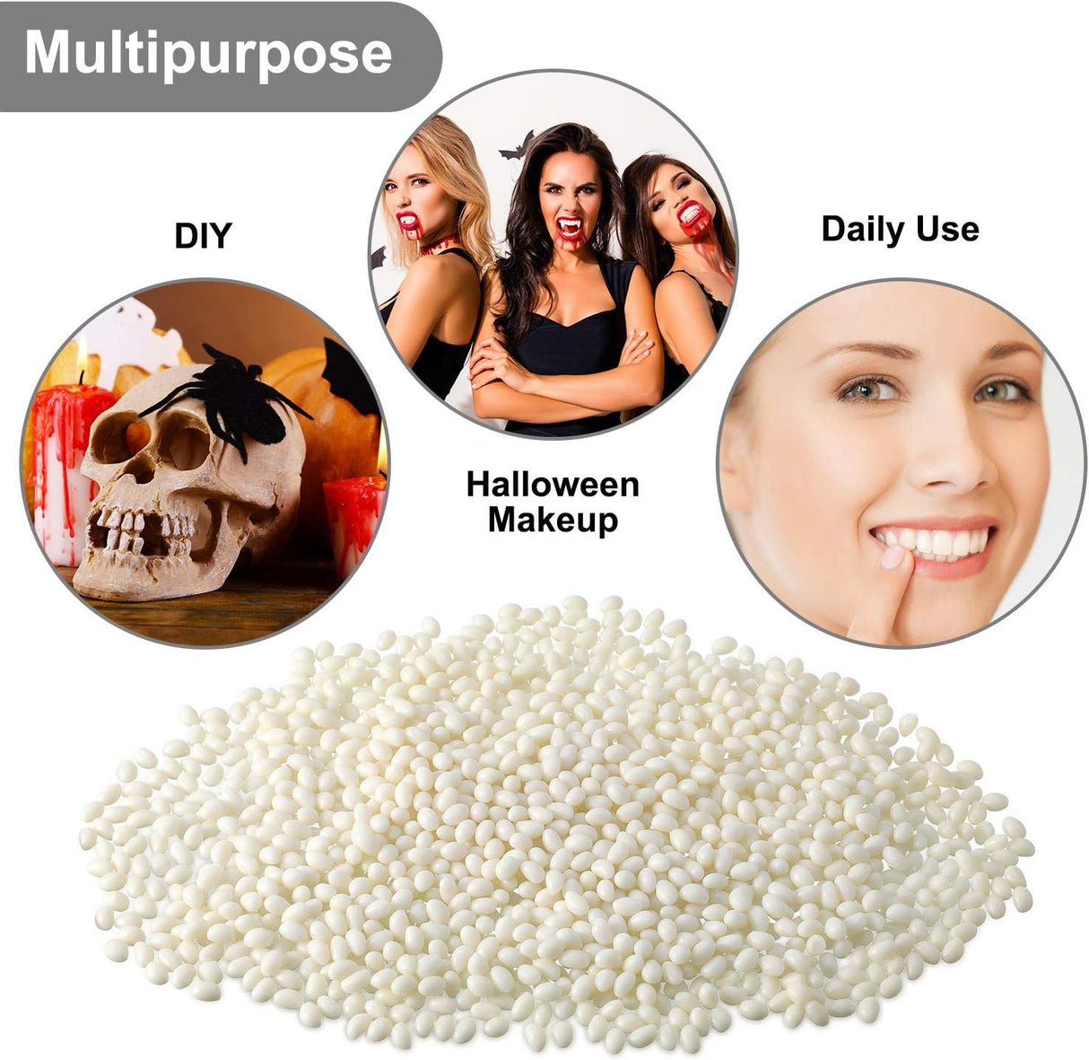 Repuesto de gel sólido moldeable para dientes falsos