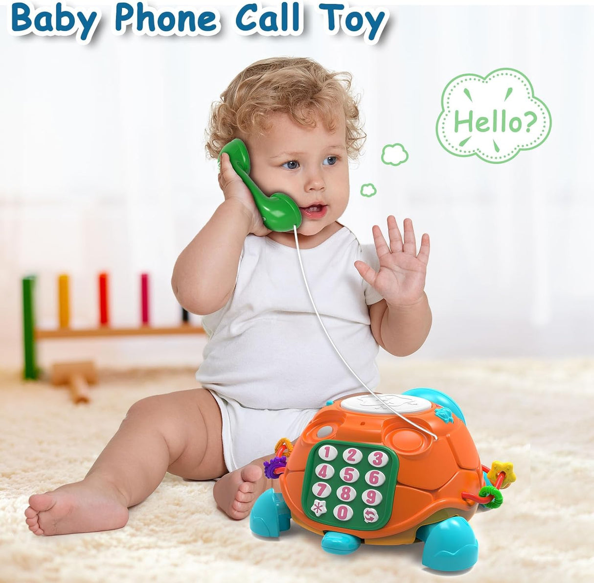 Juguete Musical Tortuga para Bebés - Ideal para 6-18 Meses