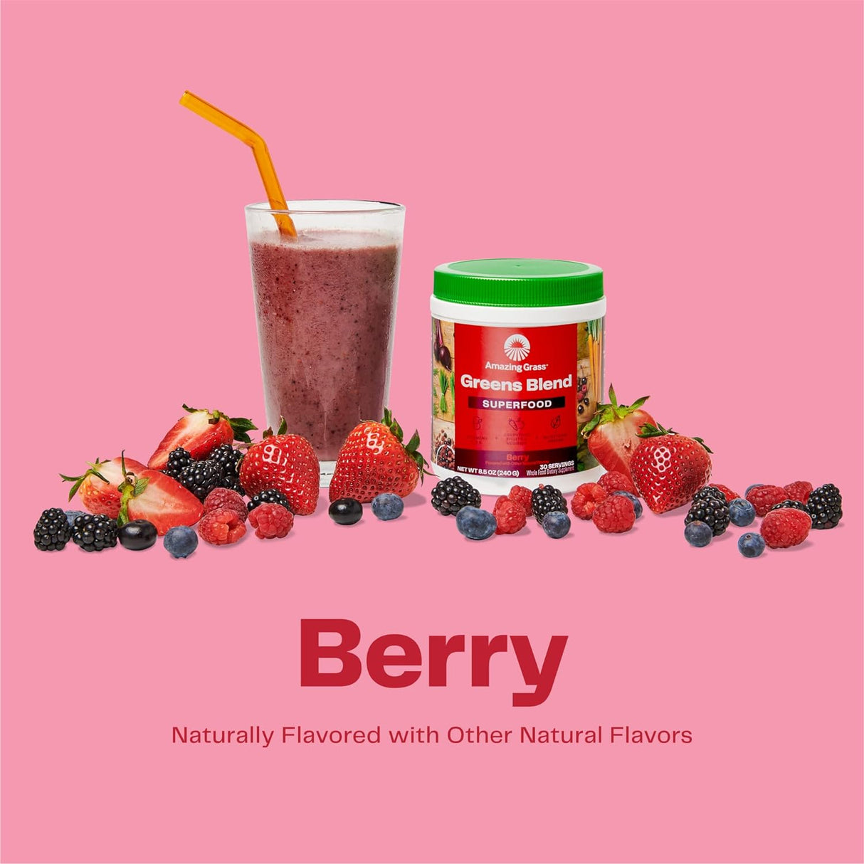 Suplemento Amazing Grass Superfood bayas verdes