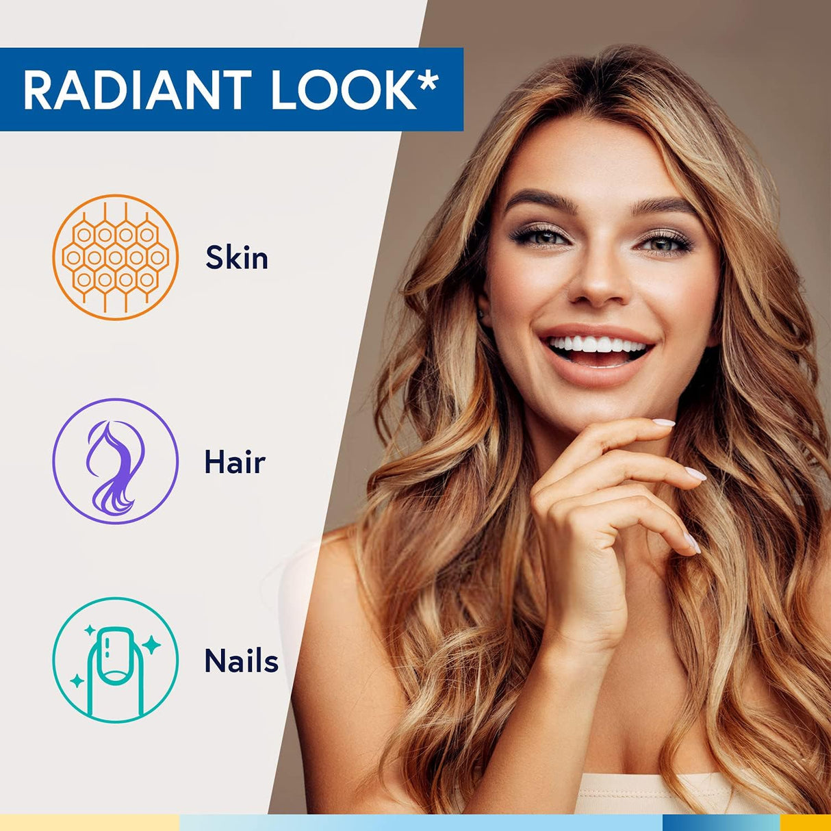 Polvo de colágeno múltiple tipo I II II V X con biotina