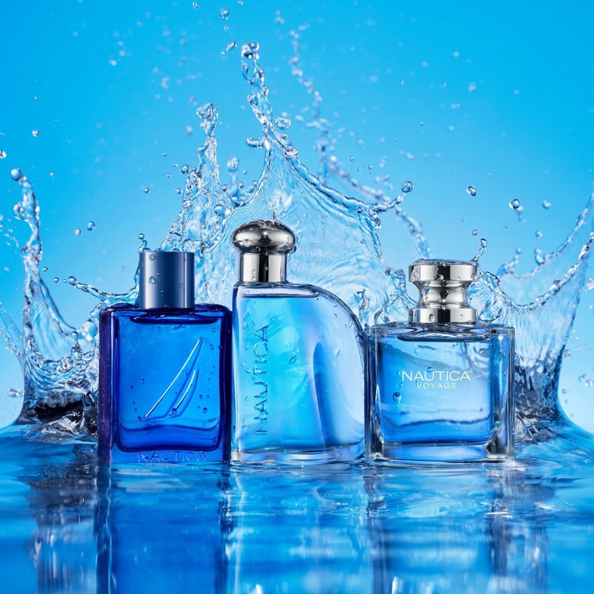 Nautica Voyage Eau De Toilette para hombre, aroma fresco, romántico y frutal, notas de madera y acuáticas de manzana, loto indio, madera de cedro y almizcle, ideal para uso diario, 3.3 fl oz (100 ml)
