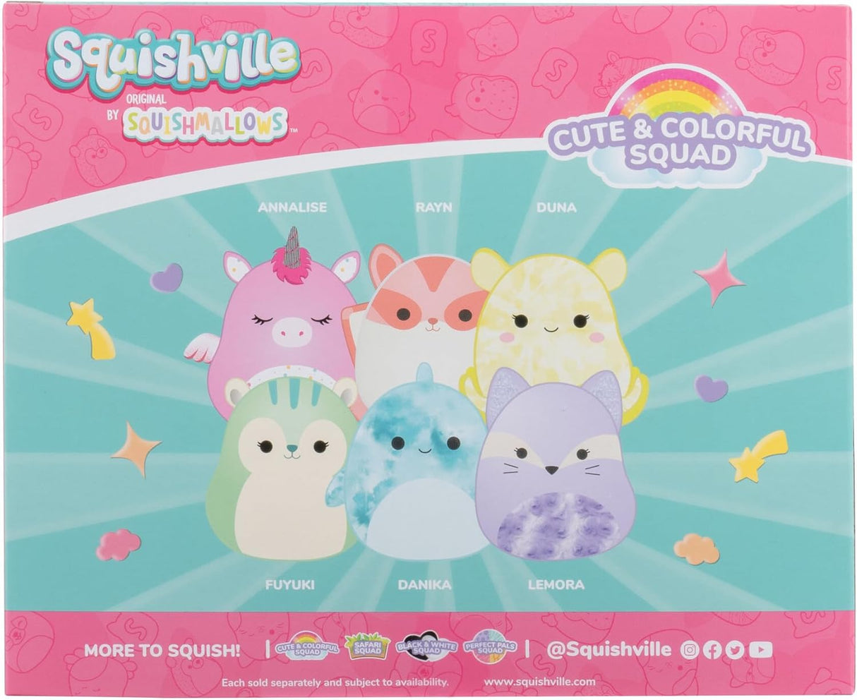Squishville Peluches Original Squishmallows - 6 Mini 2” Figuras