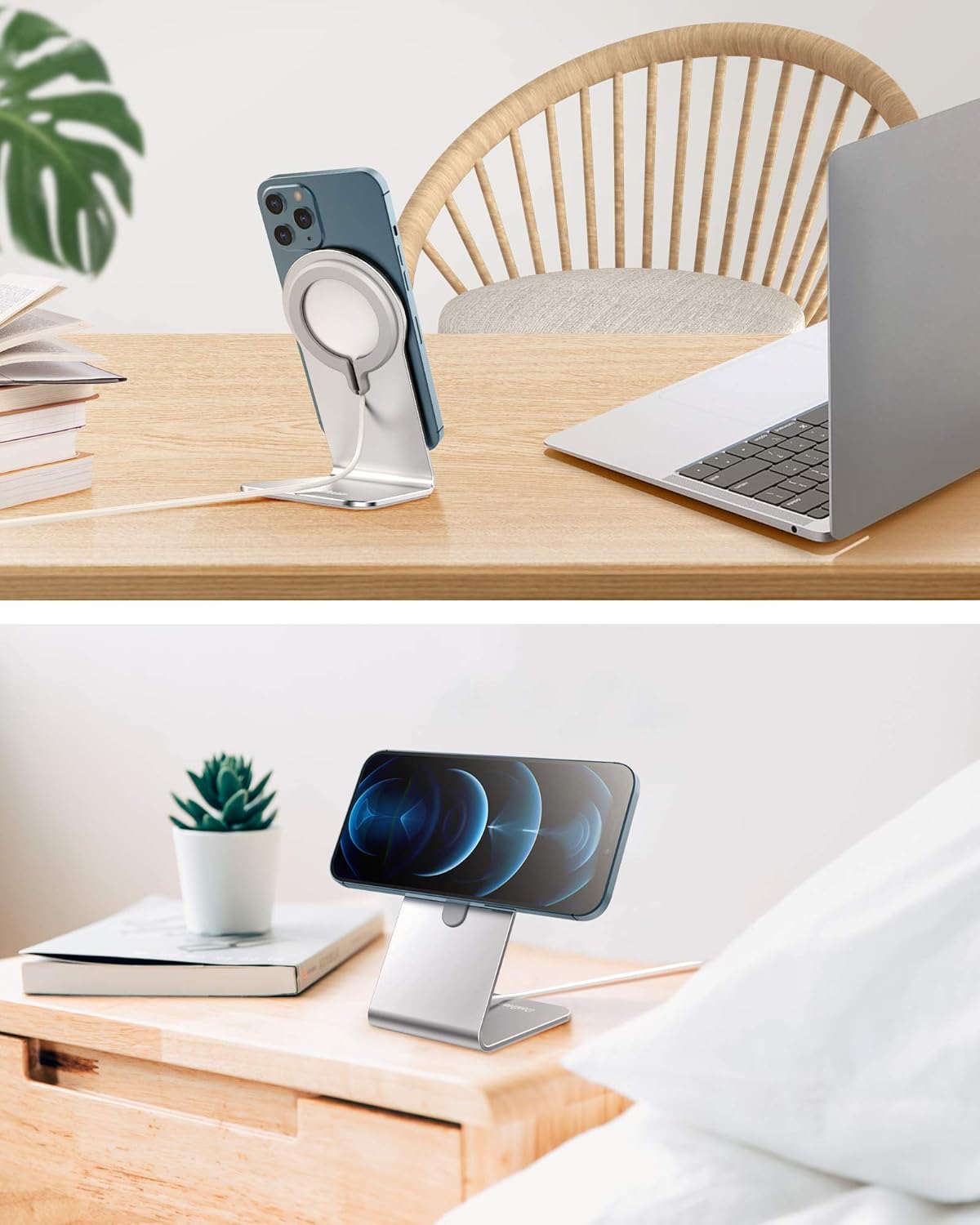 CreaDream Soporte para cargador MagSafe soporte de aluminio