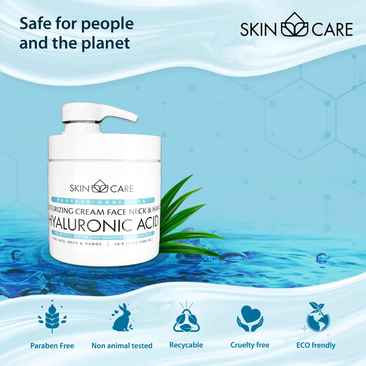 Crema hidratante 3 en 1 con ácido hialurónico Skin Care