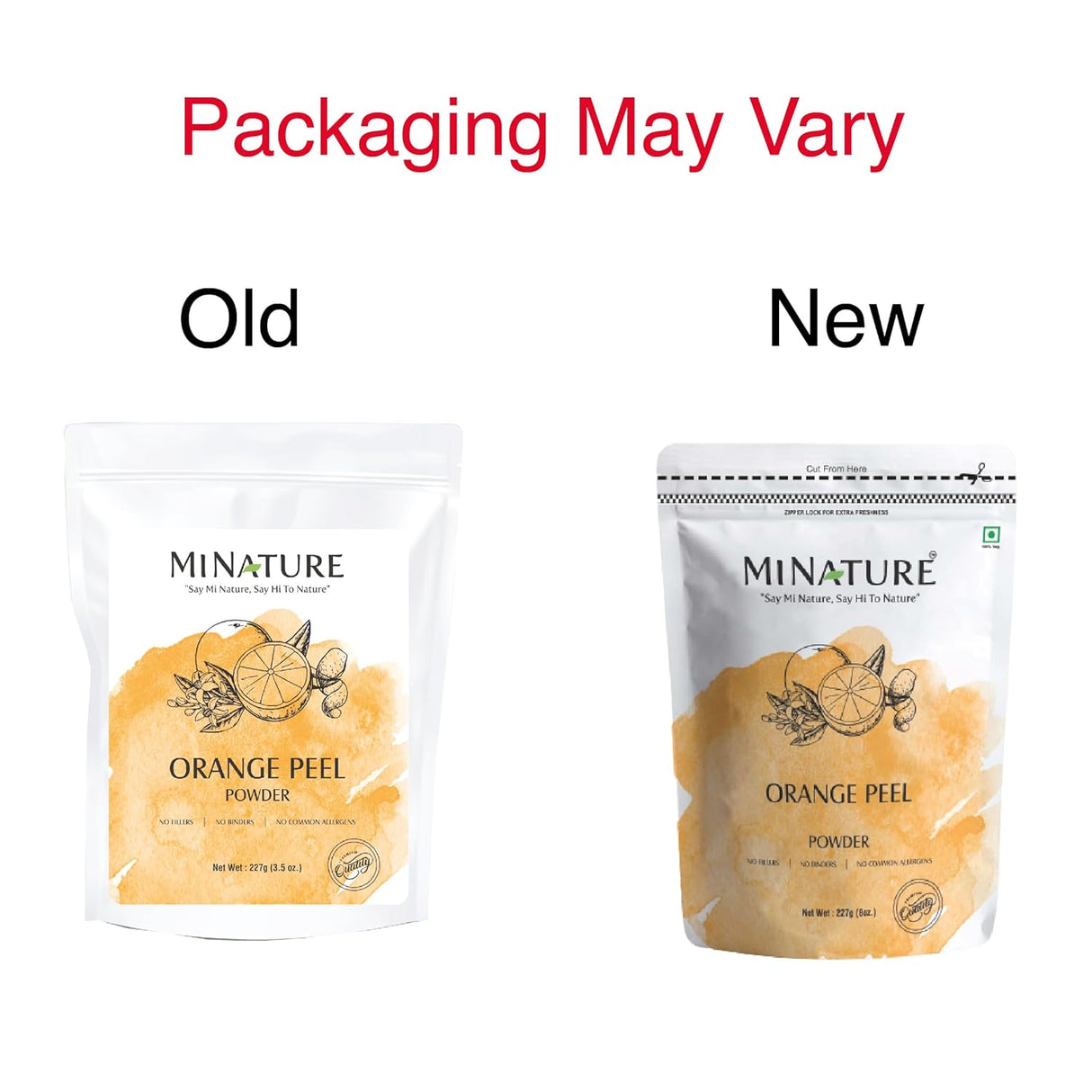 Polvo de Cáscara de Naranja Natural y Vegano Cuidado Personal