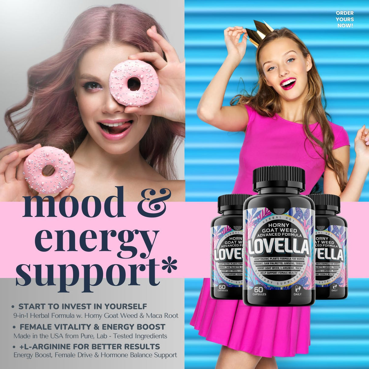 Píldoras para la libido el estado de ánimo HERBAL HOT