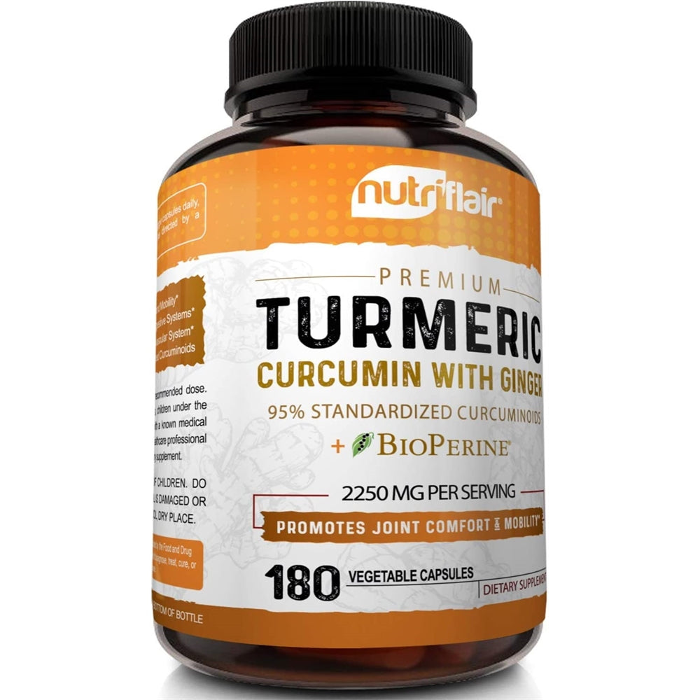 Suplementos Alimenticios Curcumina de cúrcuma con jengibre