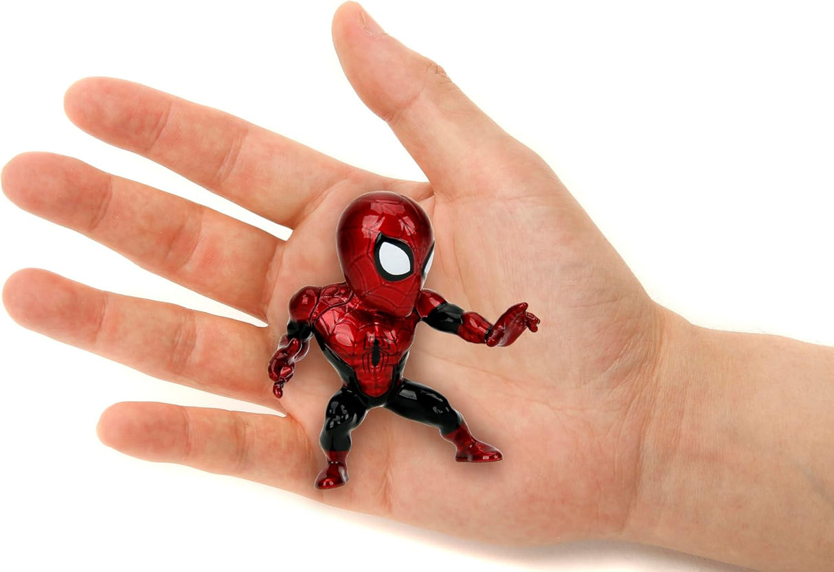 Figuras de Metal Spider-Man 4-Pack Jada – Marvel, 2.5” Colección