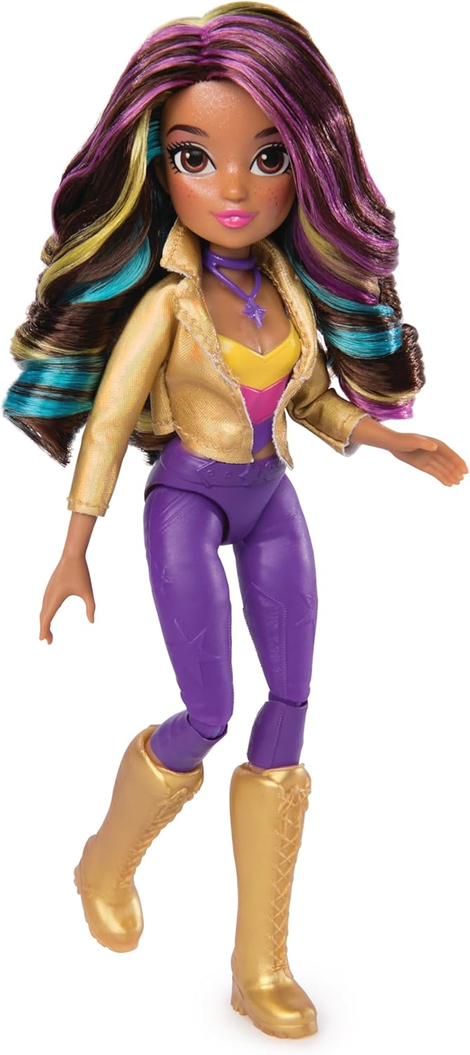 Muñeca Unicorn Academy, Sophia con 9 Accesorios, 9.5”