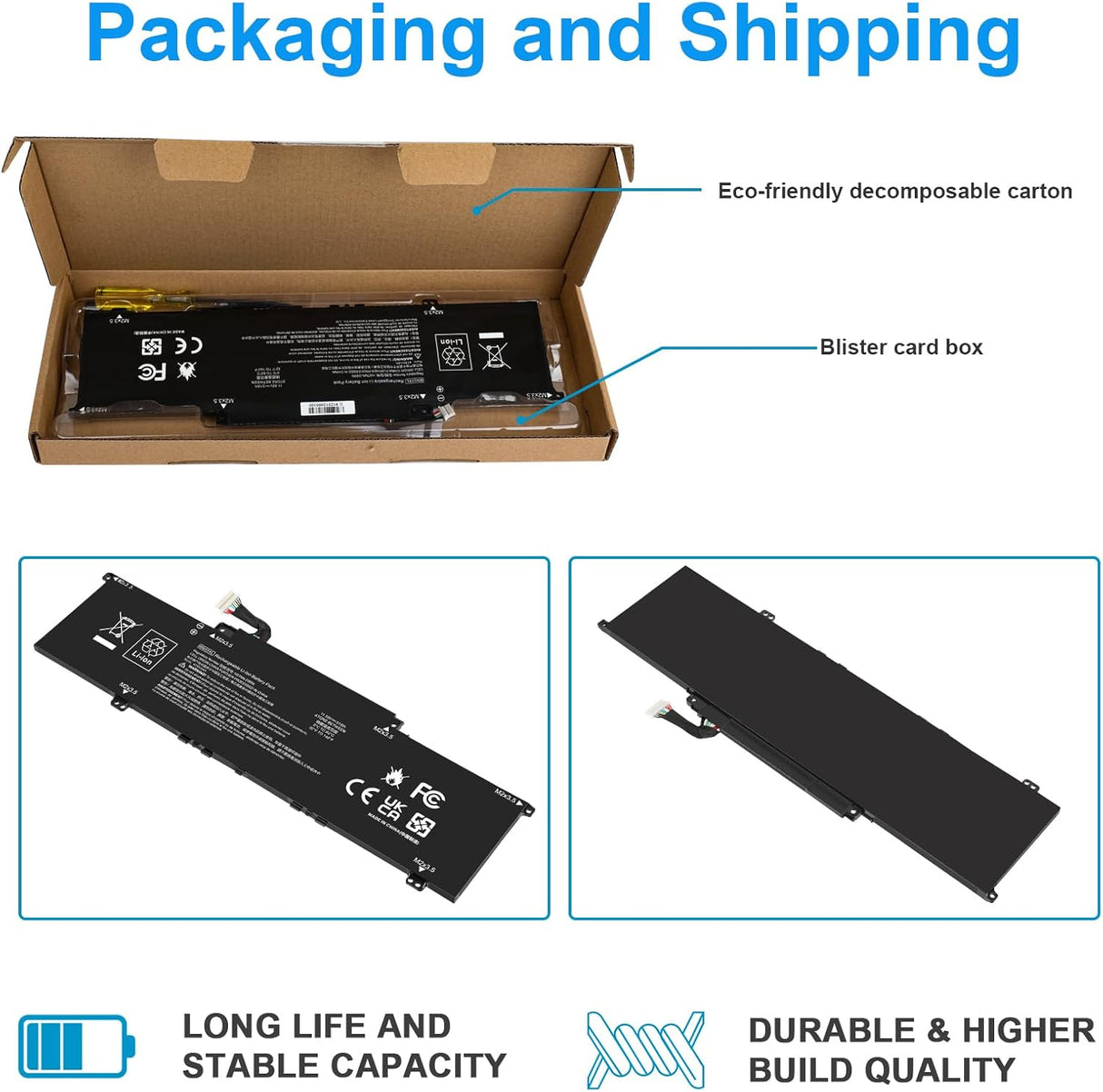 Batería BN03XL L77034-005 para HP Envy X360 2020