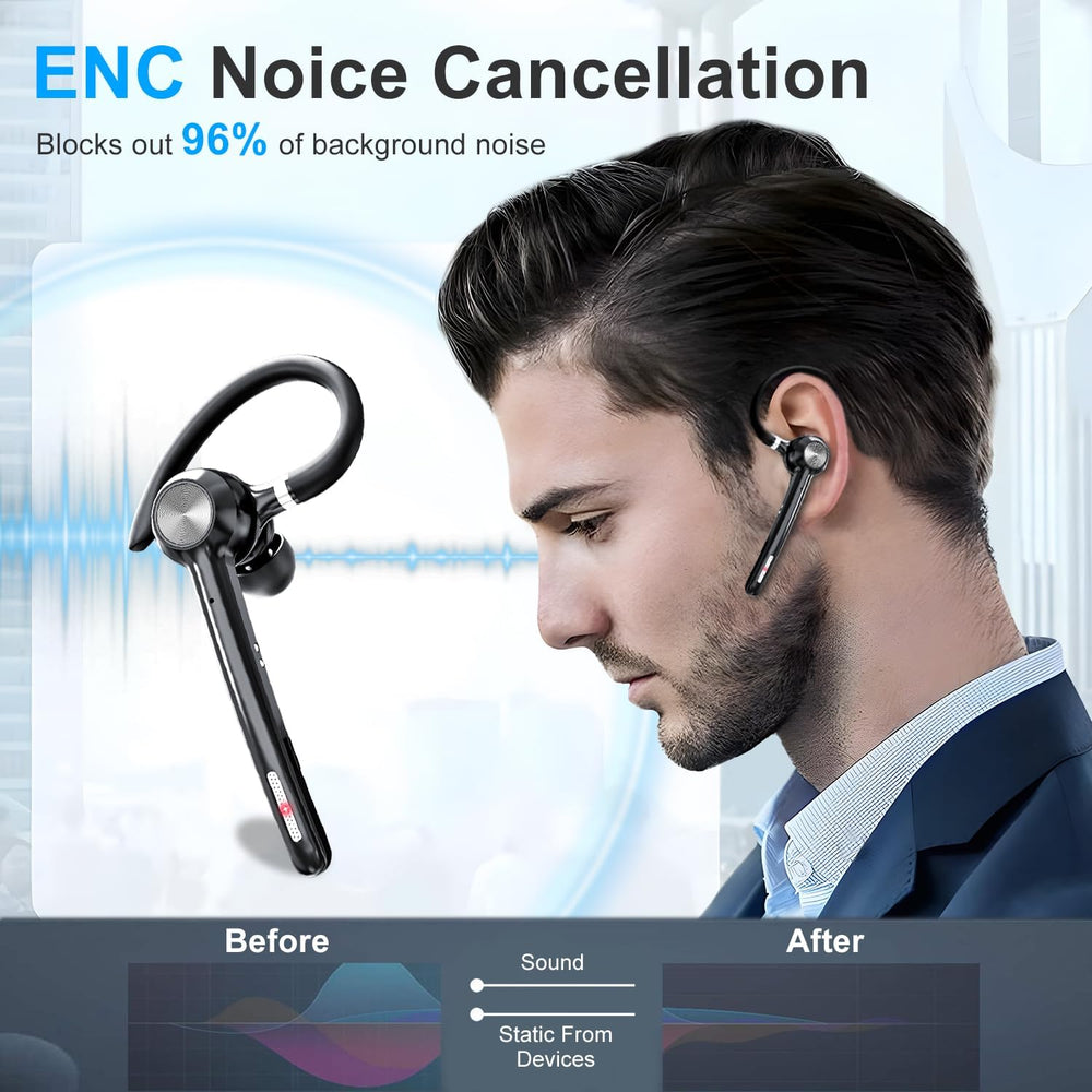 Auriculares Bluetooth Inalámbricos, 150h Autonomía, Micrófono