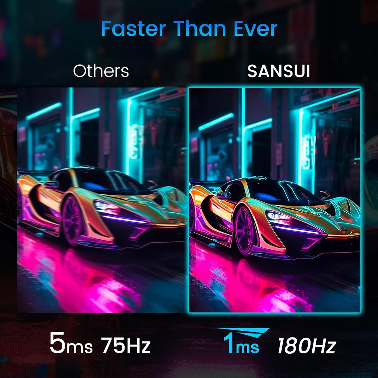 Monitor Gaming SANSUI 24 180Hz, IPS, 1ms, ES-G24F4