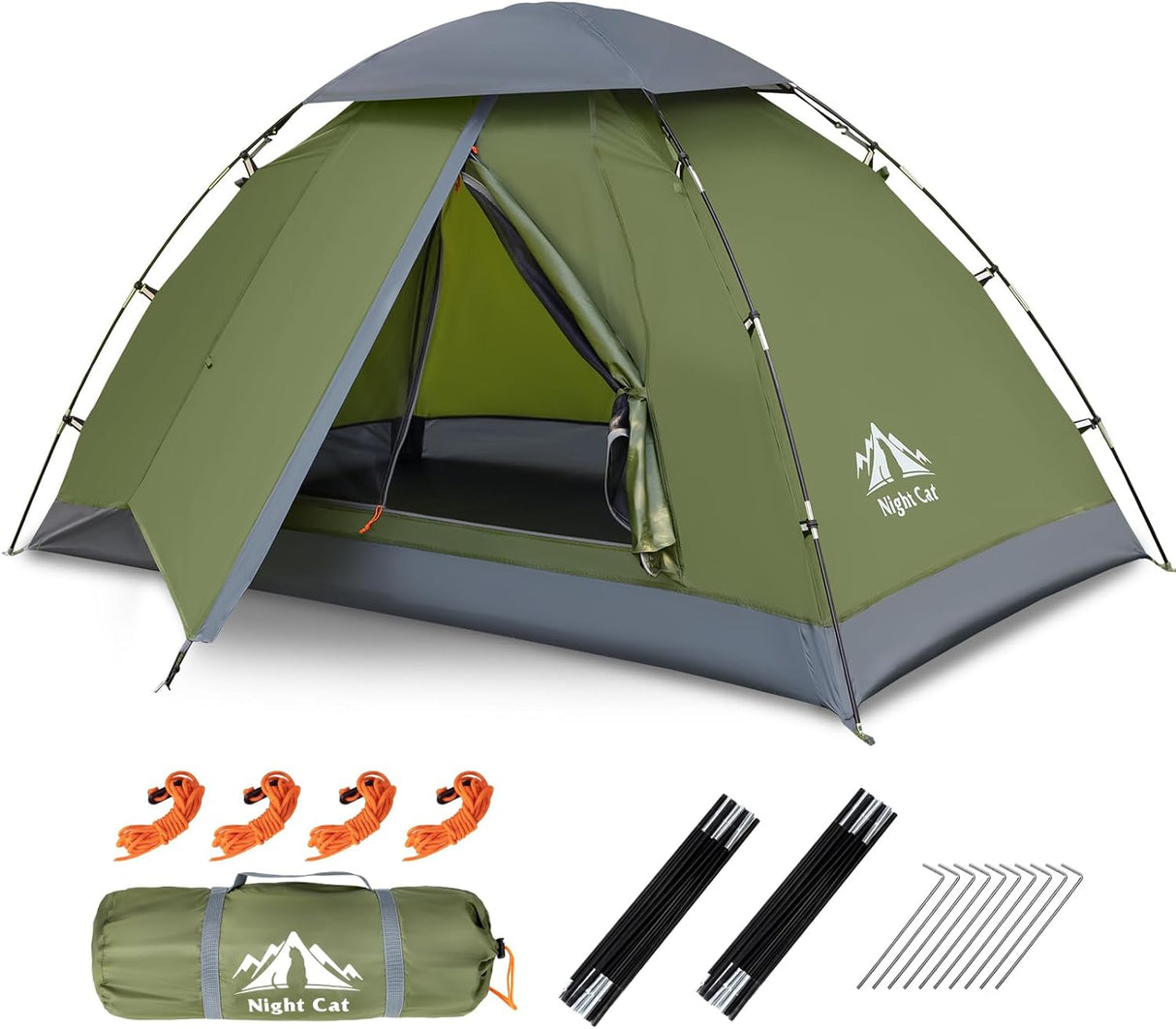 Tienda Nocturna - Tienda de Camping 1-2 Personas, Impermeable