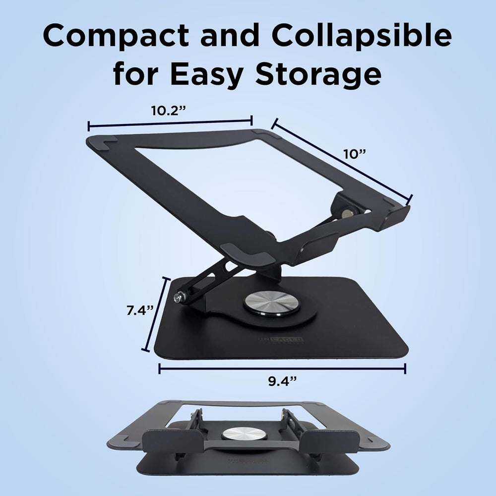 Soporte Ajustable para Laptop, Marca XYZ, Altura Regulable, Modelo A1