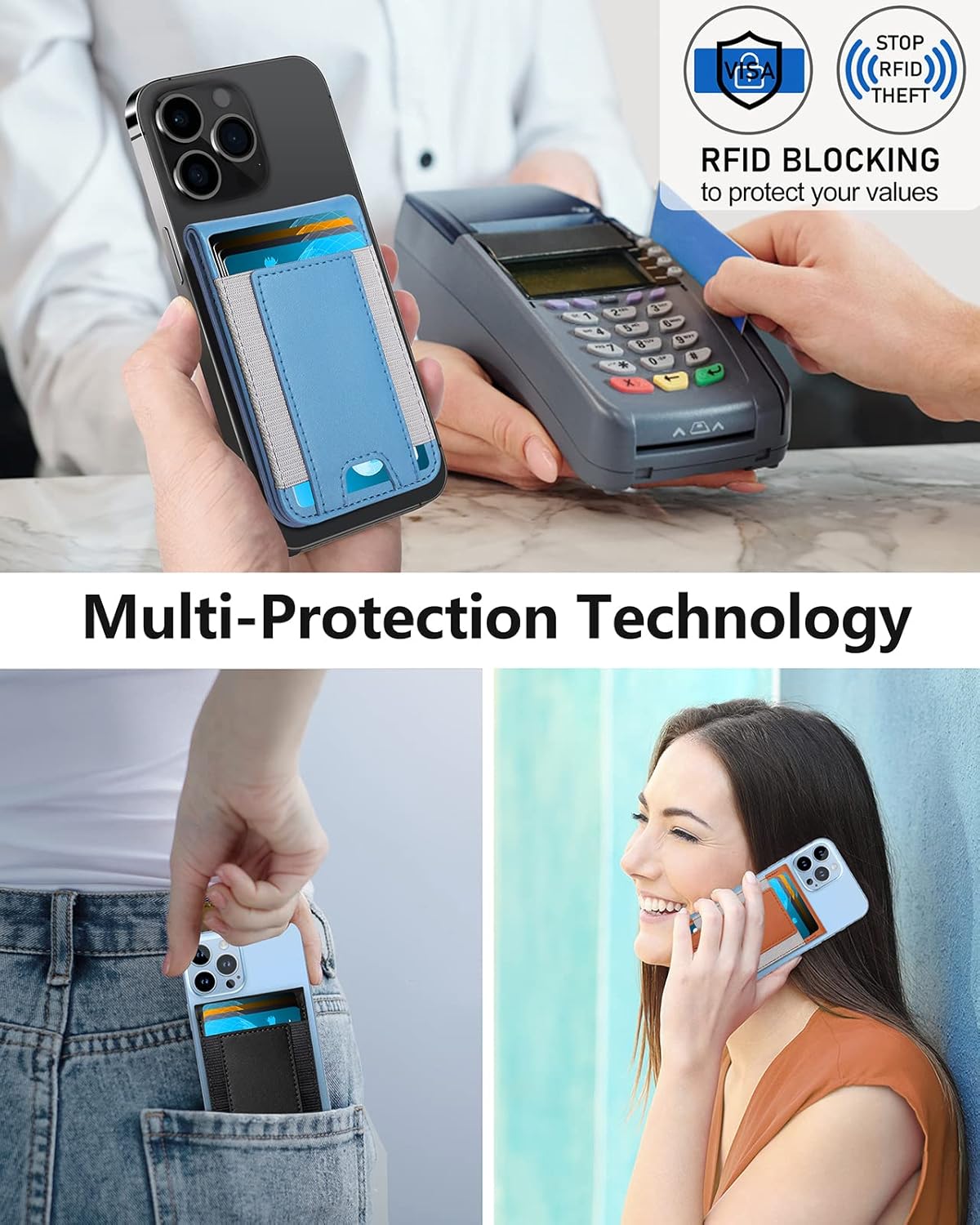 Cartera magnética para teléfono iPhone 14 Pro ExtreLife