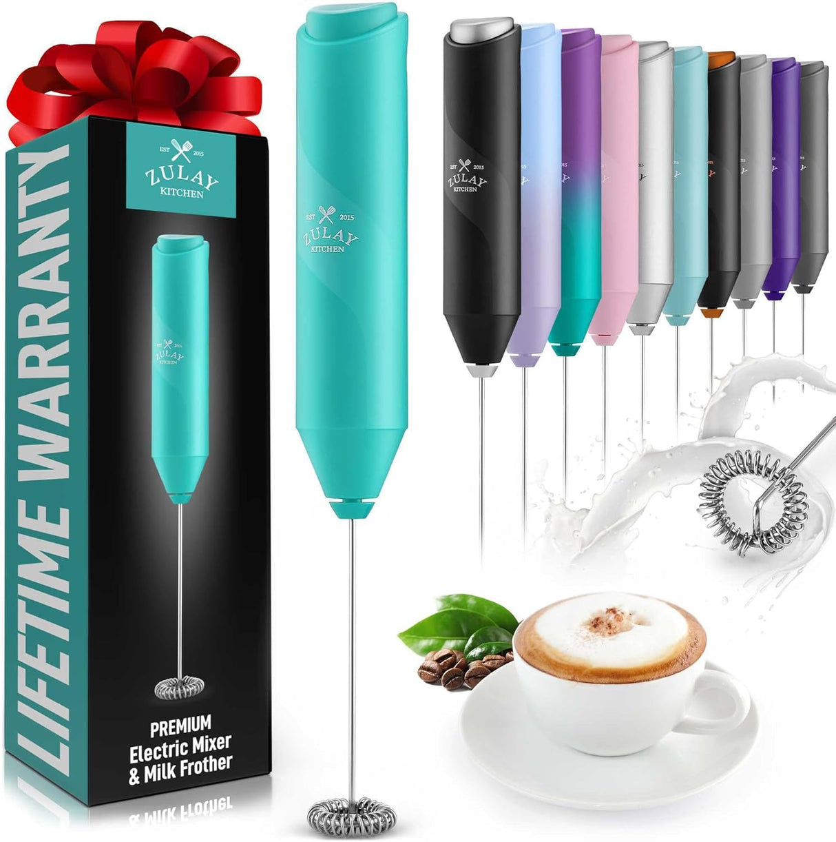 Espumador de leche potente y portátil para café, modelo FrothMate