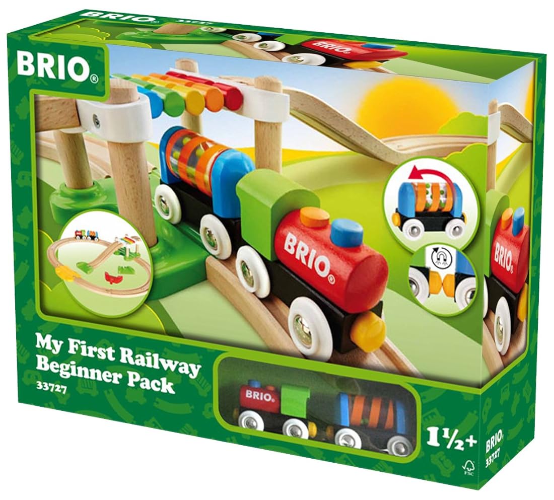 Brio My First Railway Beginner Pack Juego trenes de juguete