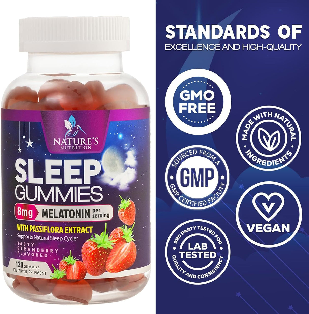 Suplemento Gummies 8mg Extra Strength 20mg