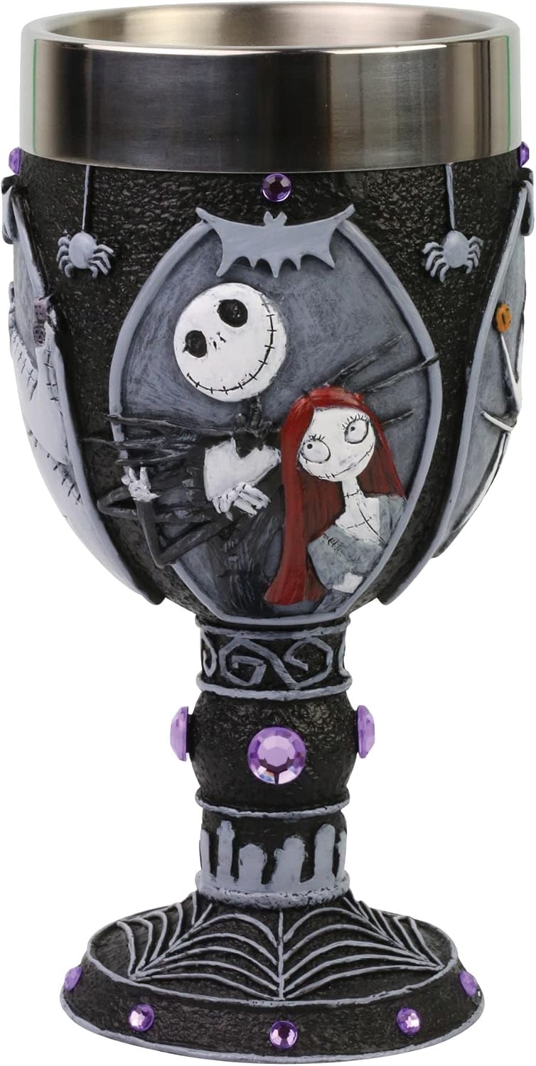 Copa decorativa de personajes, Enesco, 7.09 pulgadas, The Nightmare Before Christmas