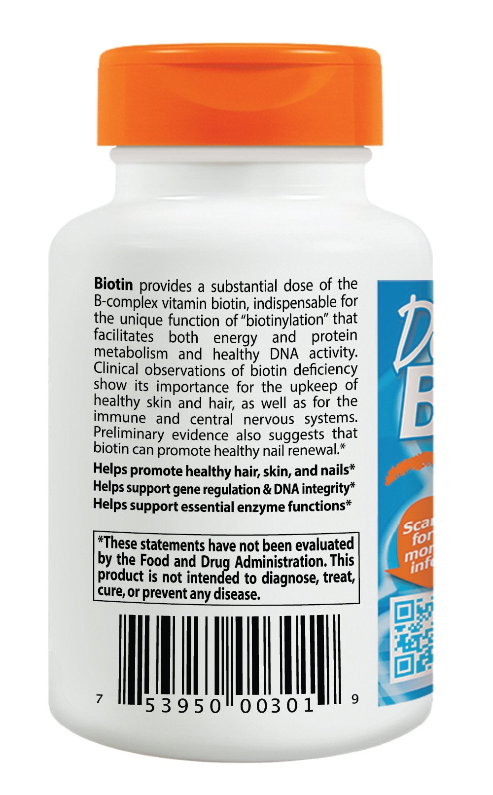 Soporta cabello piel uñas 5000 mcg 120 cápsulas vegetales