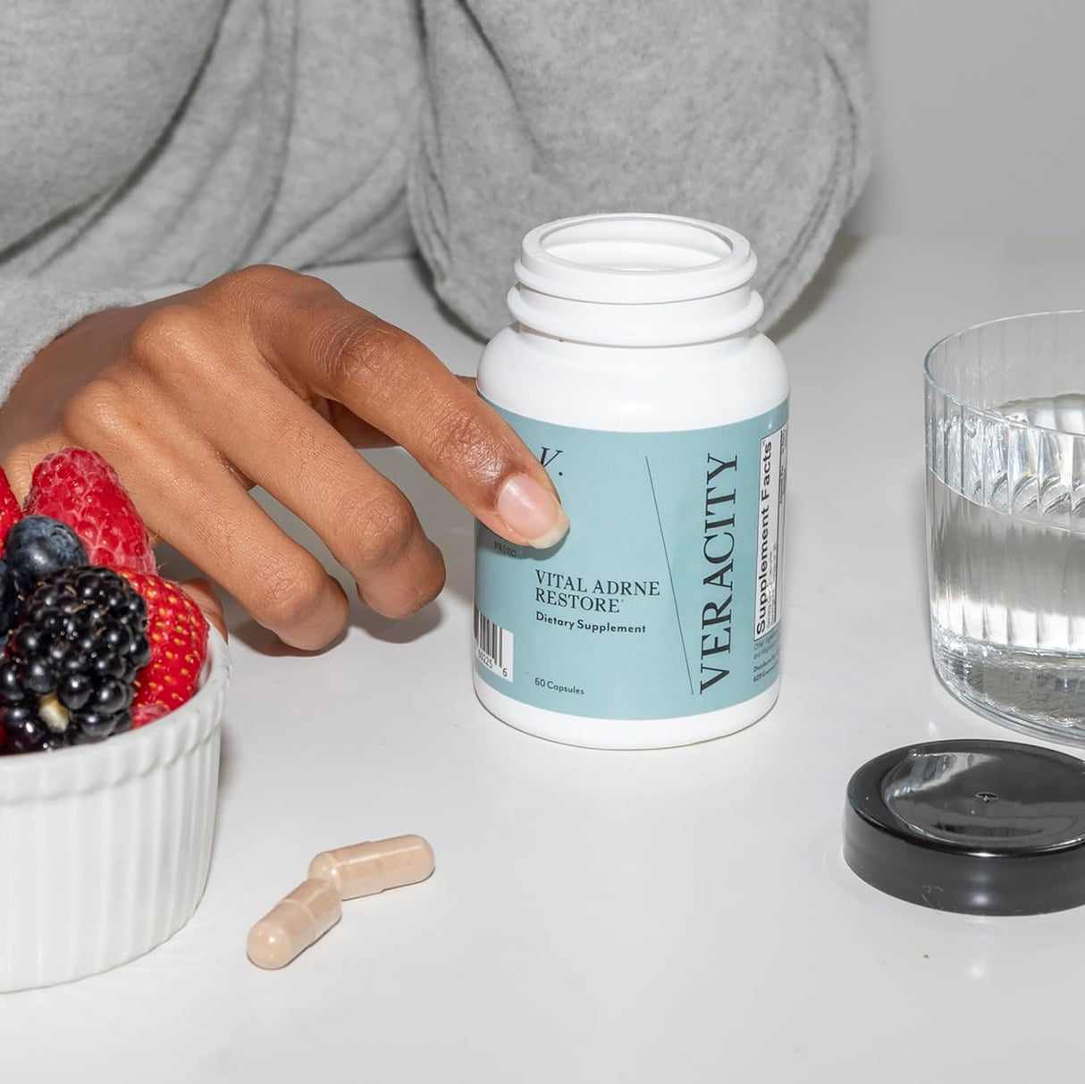 Suplemento de apoyo suprarrenal para el estrés para cortisol