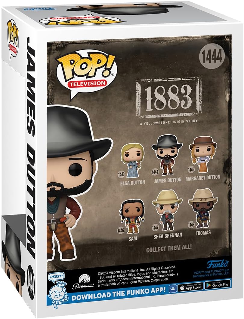 Funko Pop! TV: 1883 - James Dutton, Figura Coleccionable