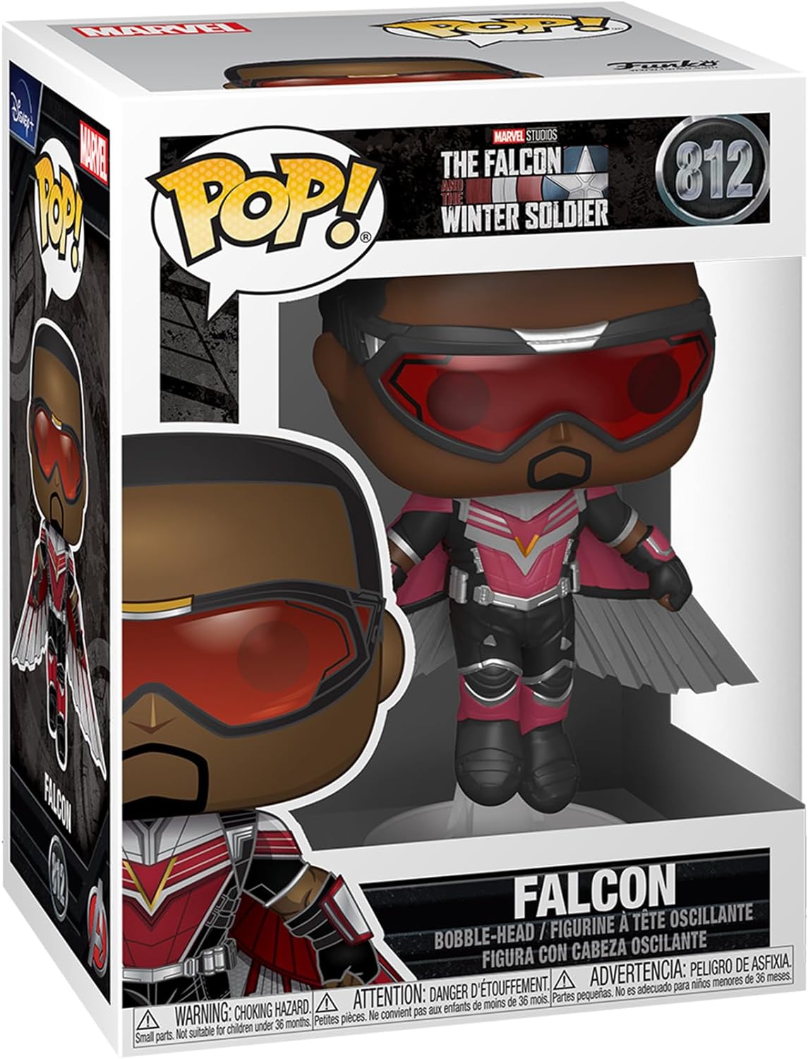 Funko POP Marvel: Falcon (Volando) Figura Coleccionable 51628