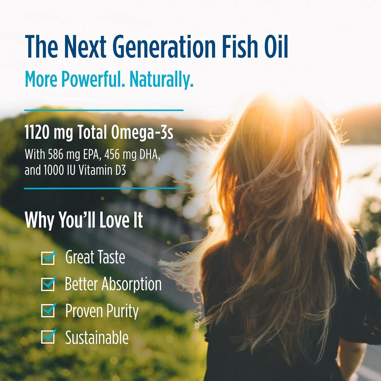 Suplemento Ultimate Omega 2X Mini D 1120 mg vitamina D3-60