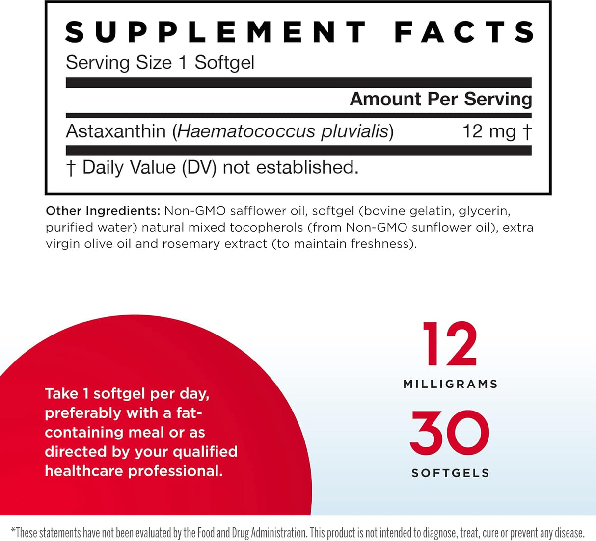 Suplementos Alimenticios astaxantina