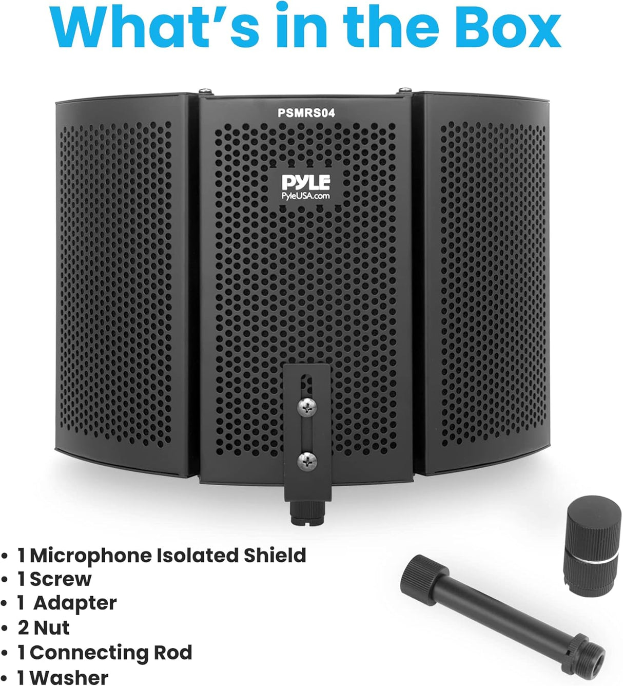 Escudo de aislamiento de micrófono PSMRS04 PYLE-PRO
