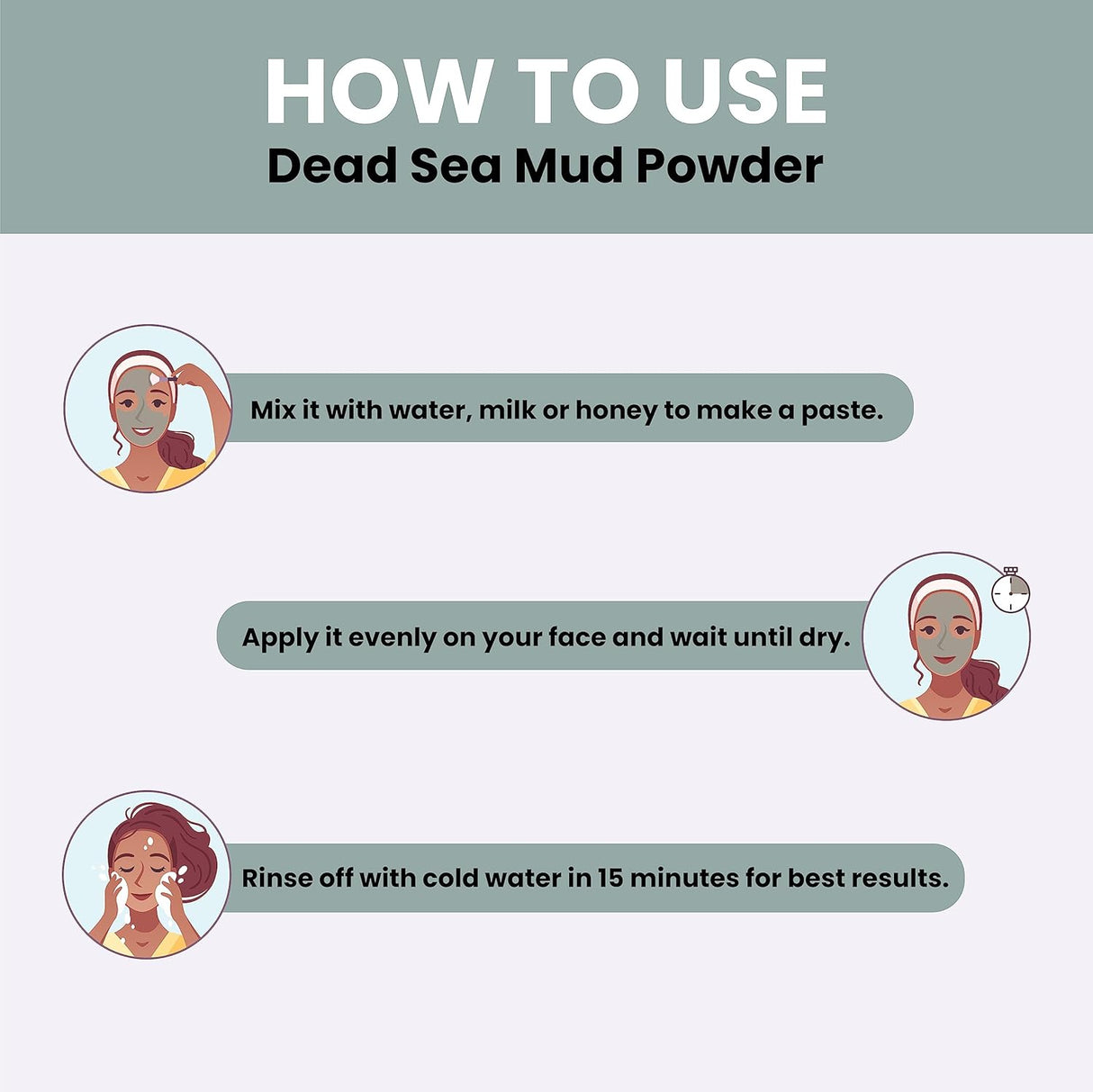 Polvo de Barro del Mar Muerto 100% Puro | Máscara Facial