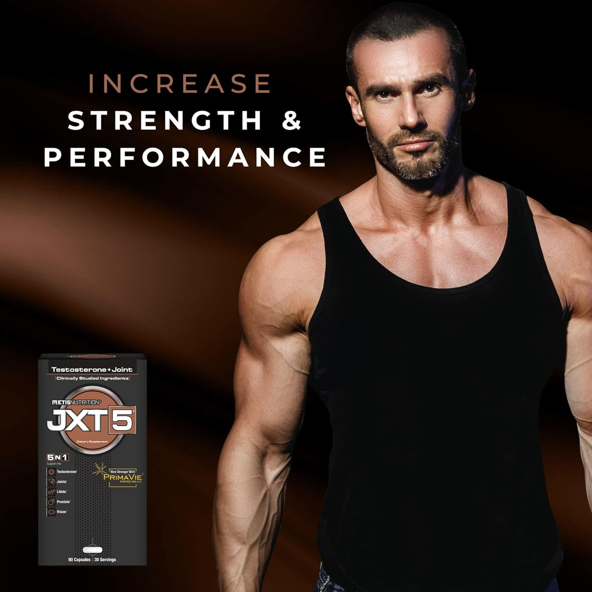 Suplemento de salud 5 en 1 para hombres para libido próstata