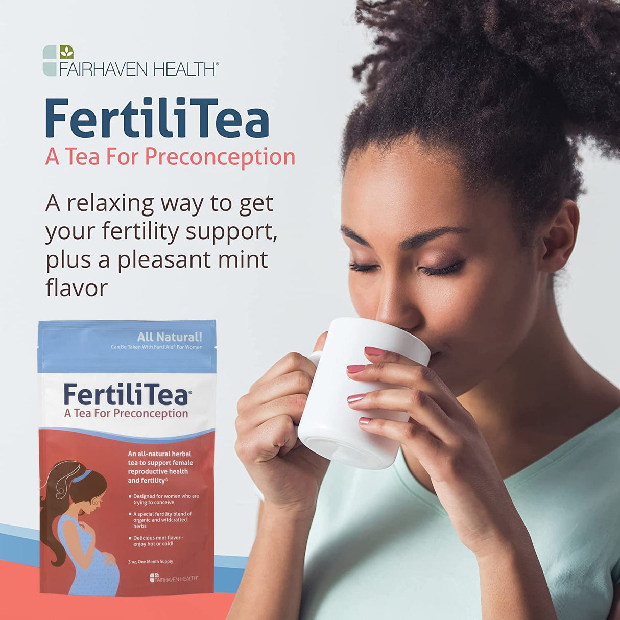 Suplemento Fertilitea: té de fertilidad orgánico, 60 und