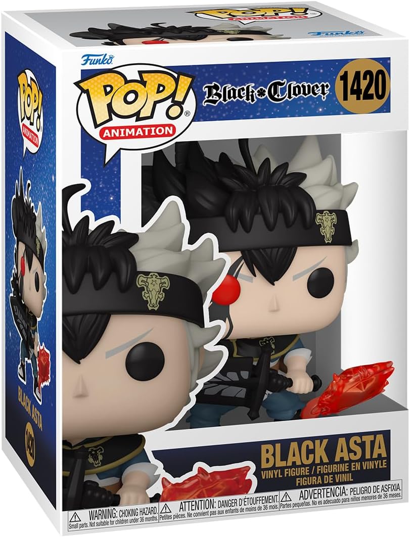Funko Pop! Animación: Black Clover - Asta Negro coleccionable