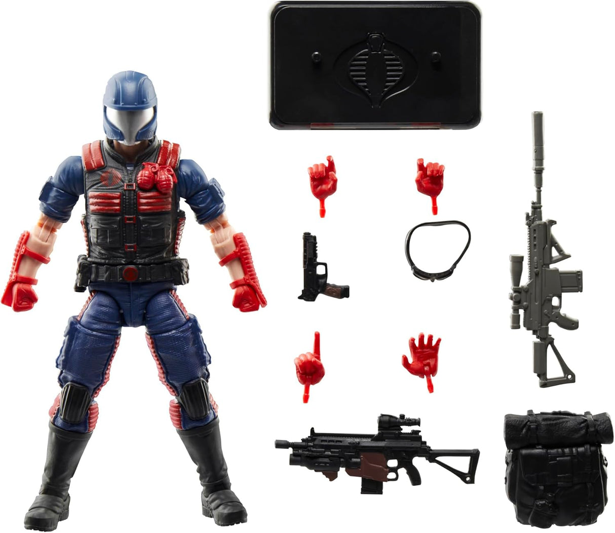 Figura Cobra Viper G.I. Joe, 6 con 13 accesorios, retro