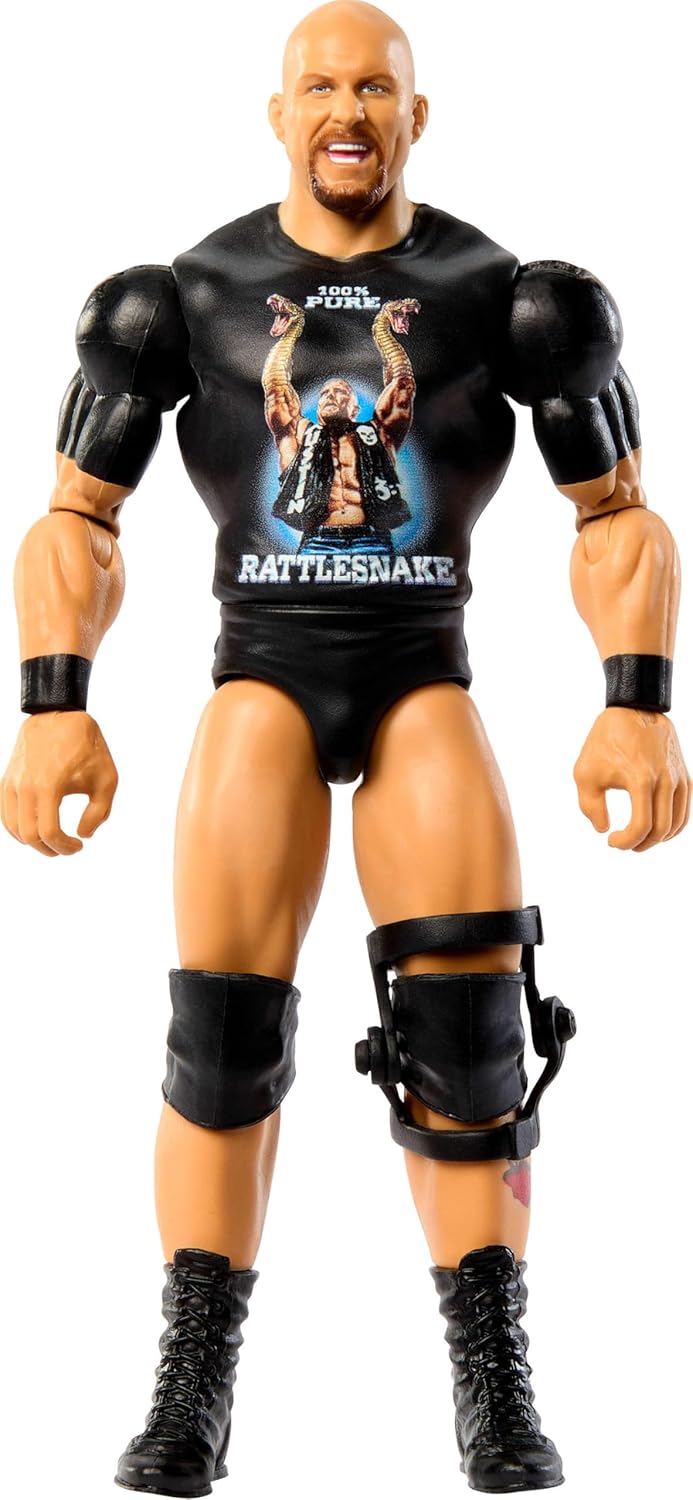 Figura de Acción WWE Stone Cold Steve Austin, Mattel, 6