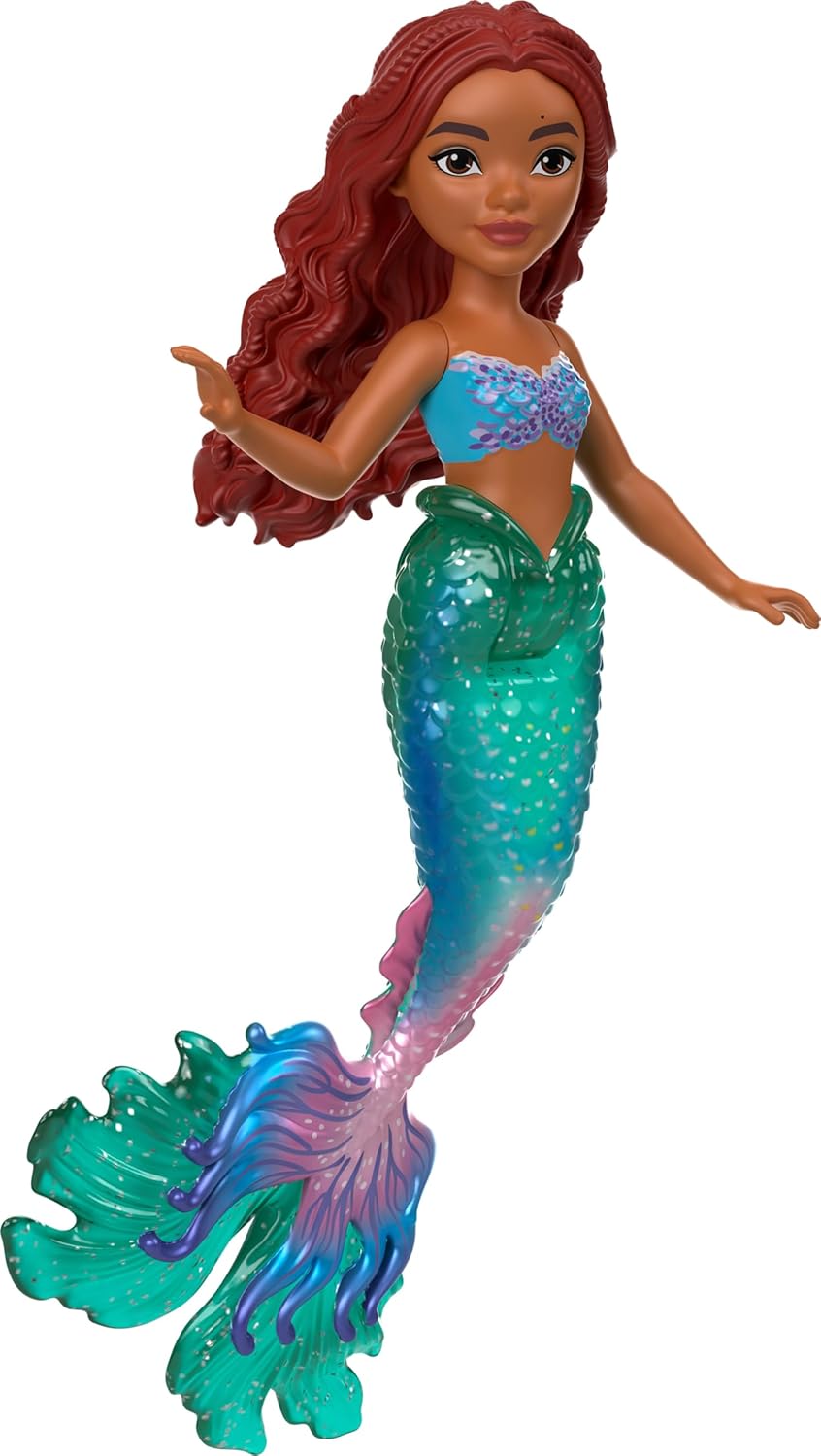 Muñeca Sirena Ariel Pequeña Disney con Cola de Firma, Juguete