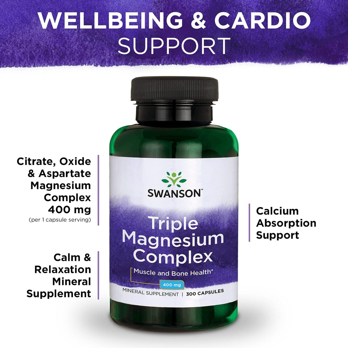 Complejo triple de magnesio de Swanson