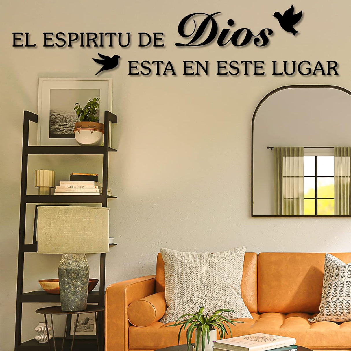 Vinilo Decorativo Espiritual, El Espíritu de Dios, 36x7.9