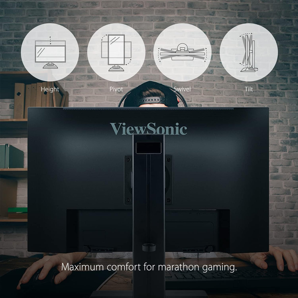 Monitor para juegos 24 pulgadas 1080p ViewSonic OMNI XG2431