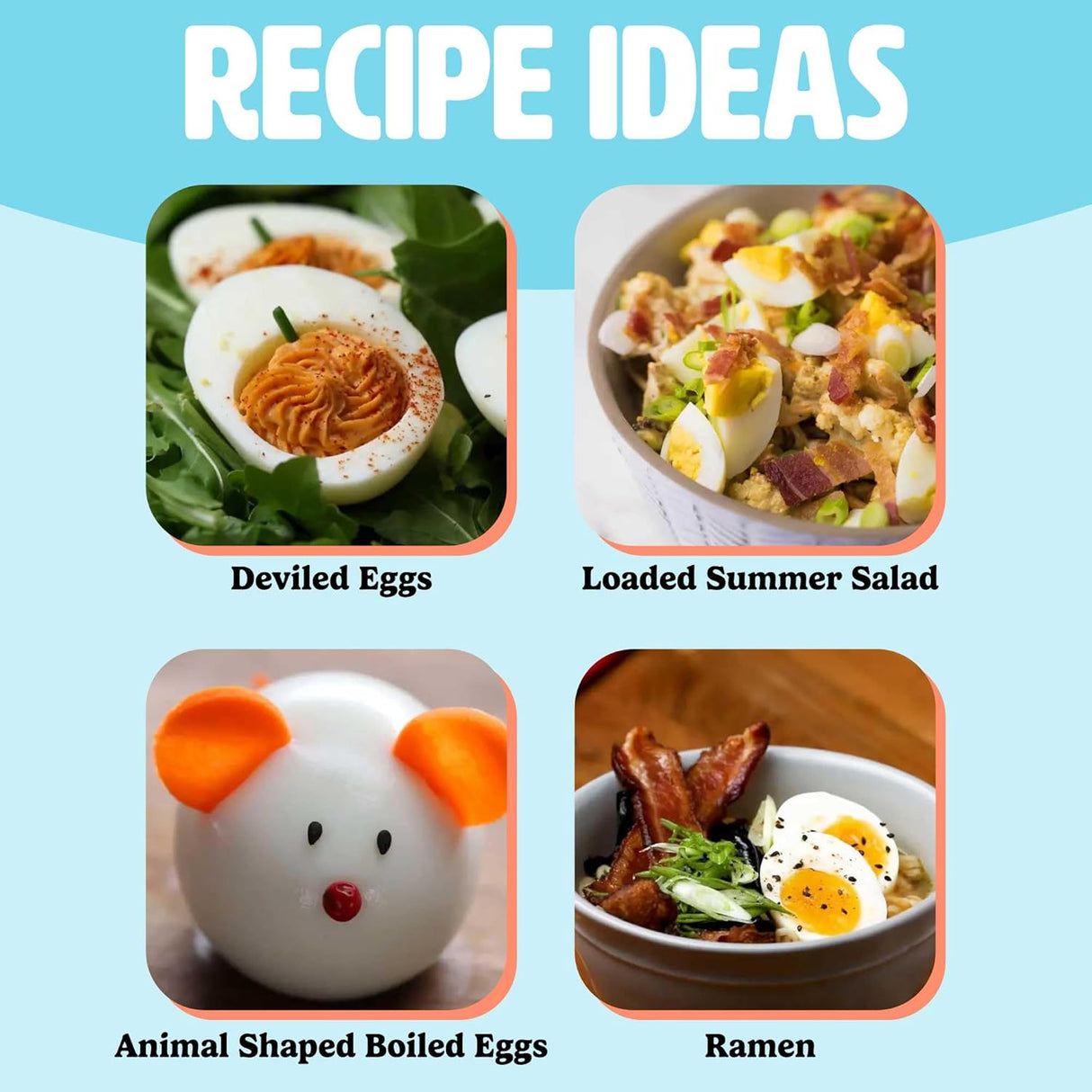 Cocinador de Huevos Tasty, 5 Huevos, Apagado Automático, Mini