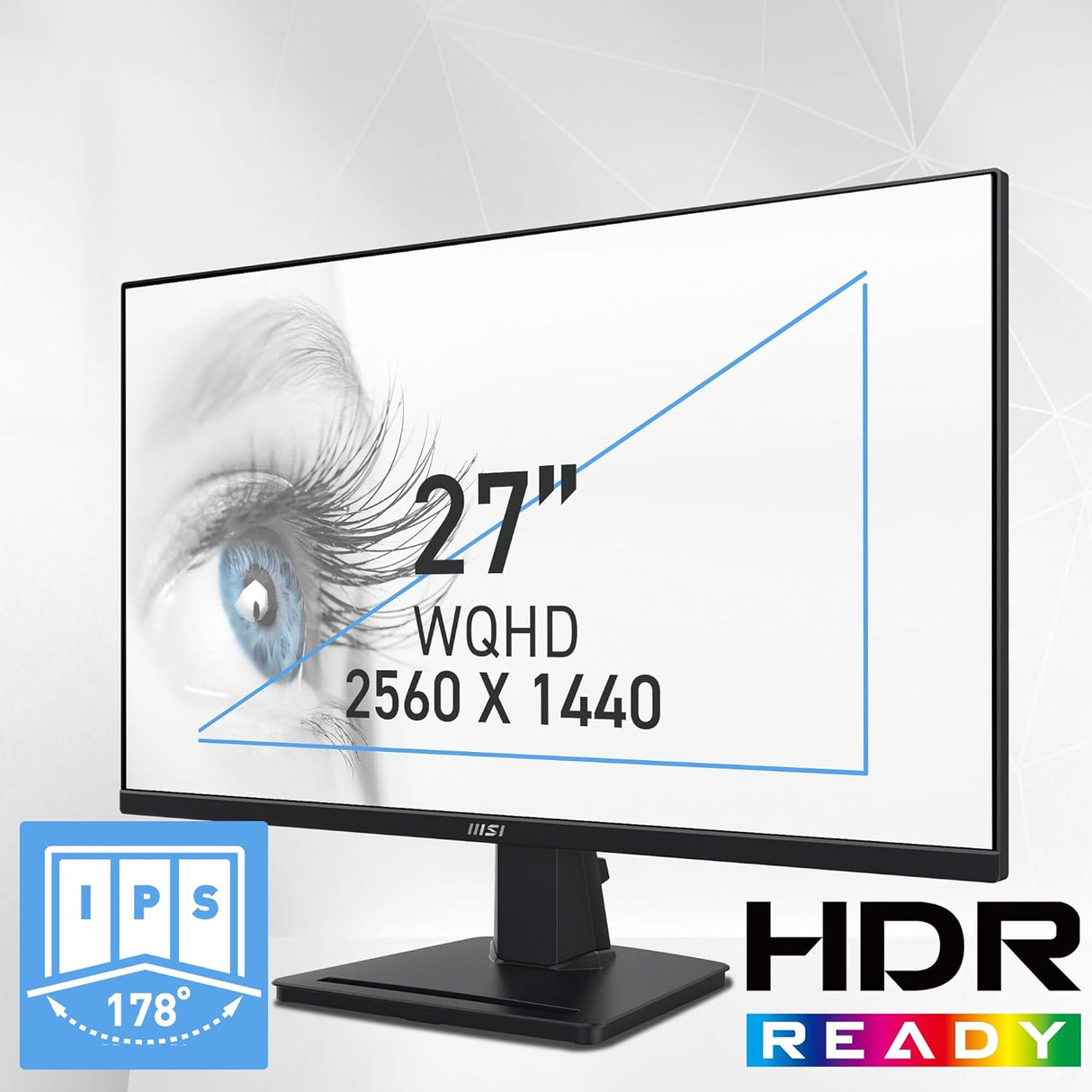 Monitor MSI PRO MP275Q 27 WQHD, 100Hz, Pantalla IPS