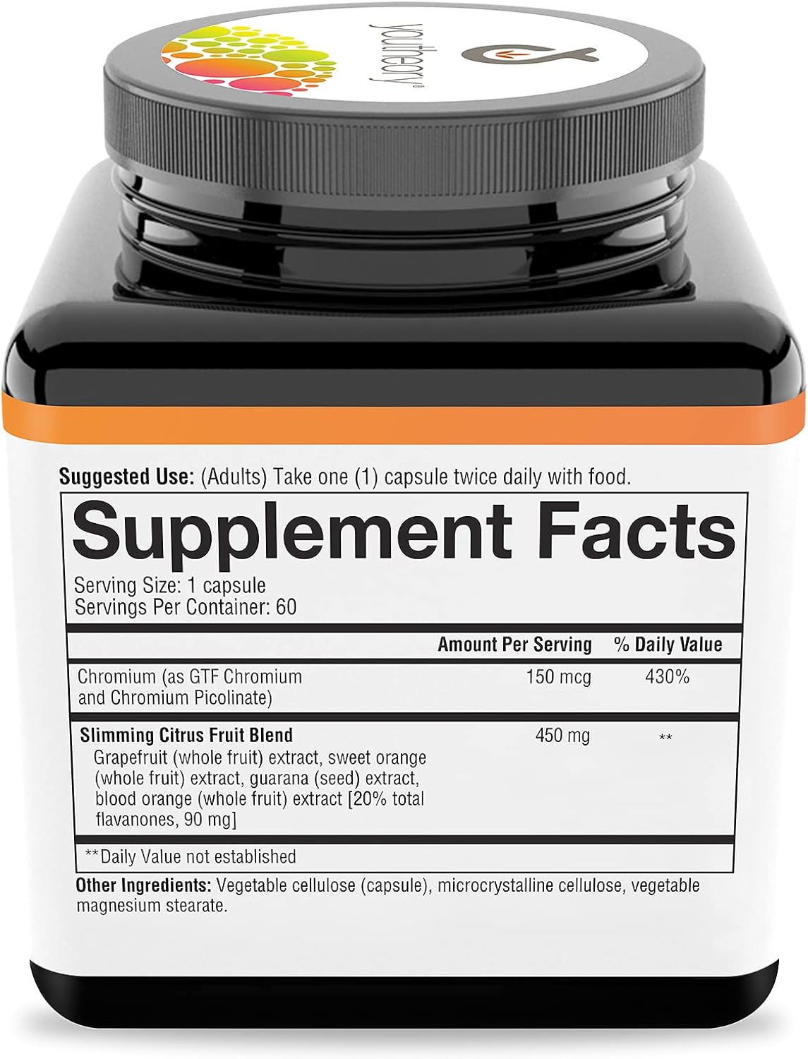 cápsulas de mezcla de frutas vegana sin lácteos ni gluten