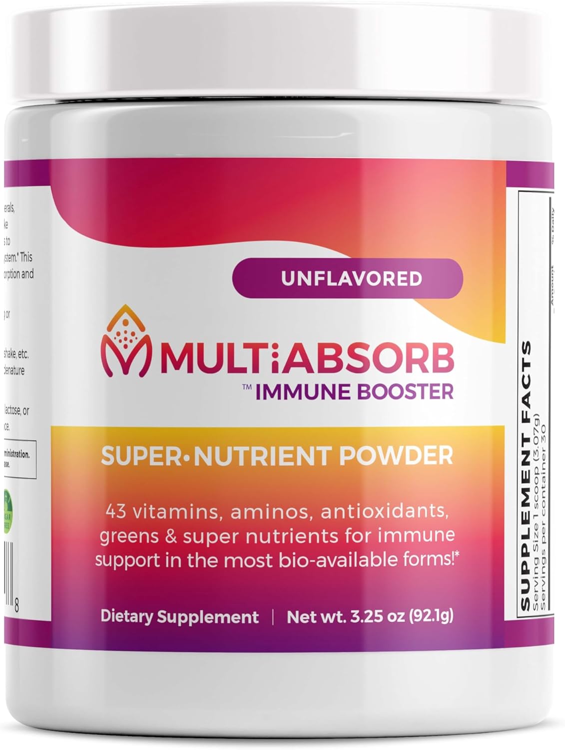 Suplemento MultiAbsorb Potenciador inmunológico 30 porciones