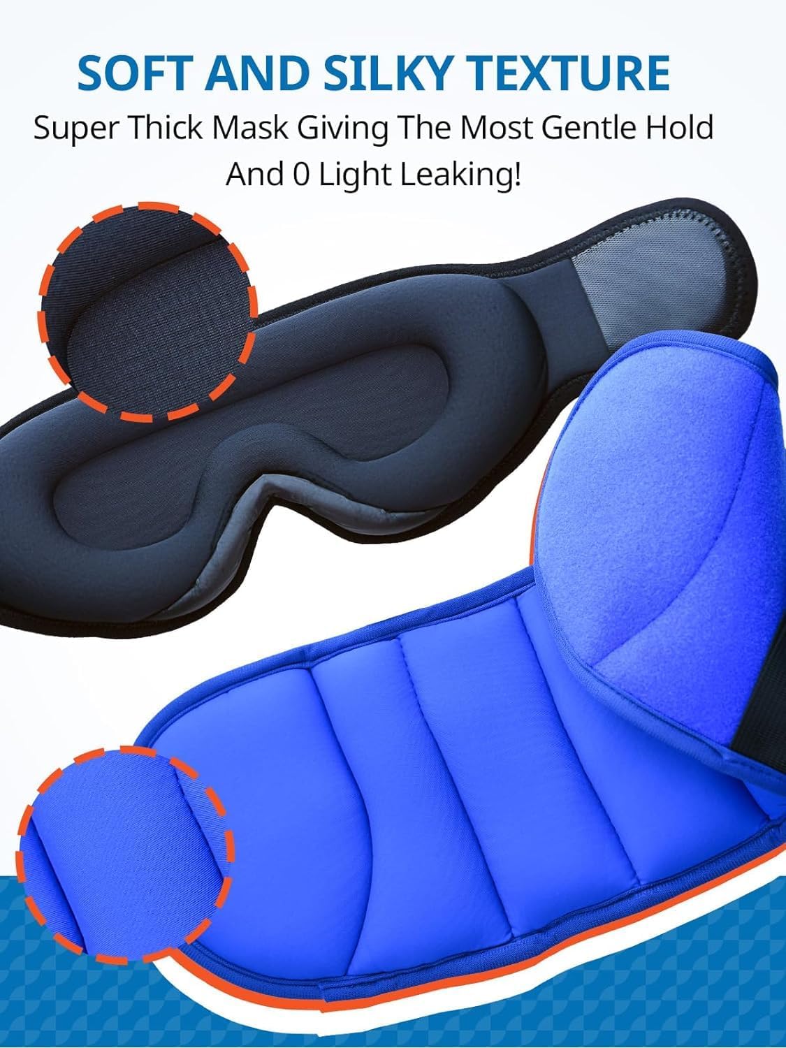 Almohada de viaje para avión, soporte 360°, con máscara, Modelo Black