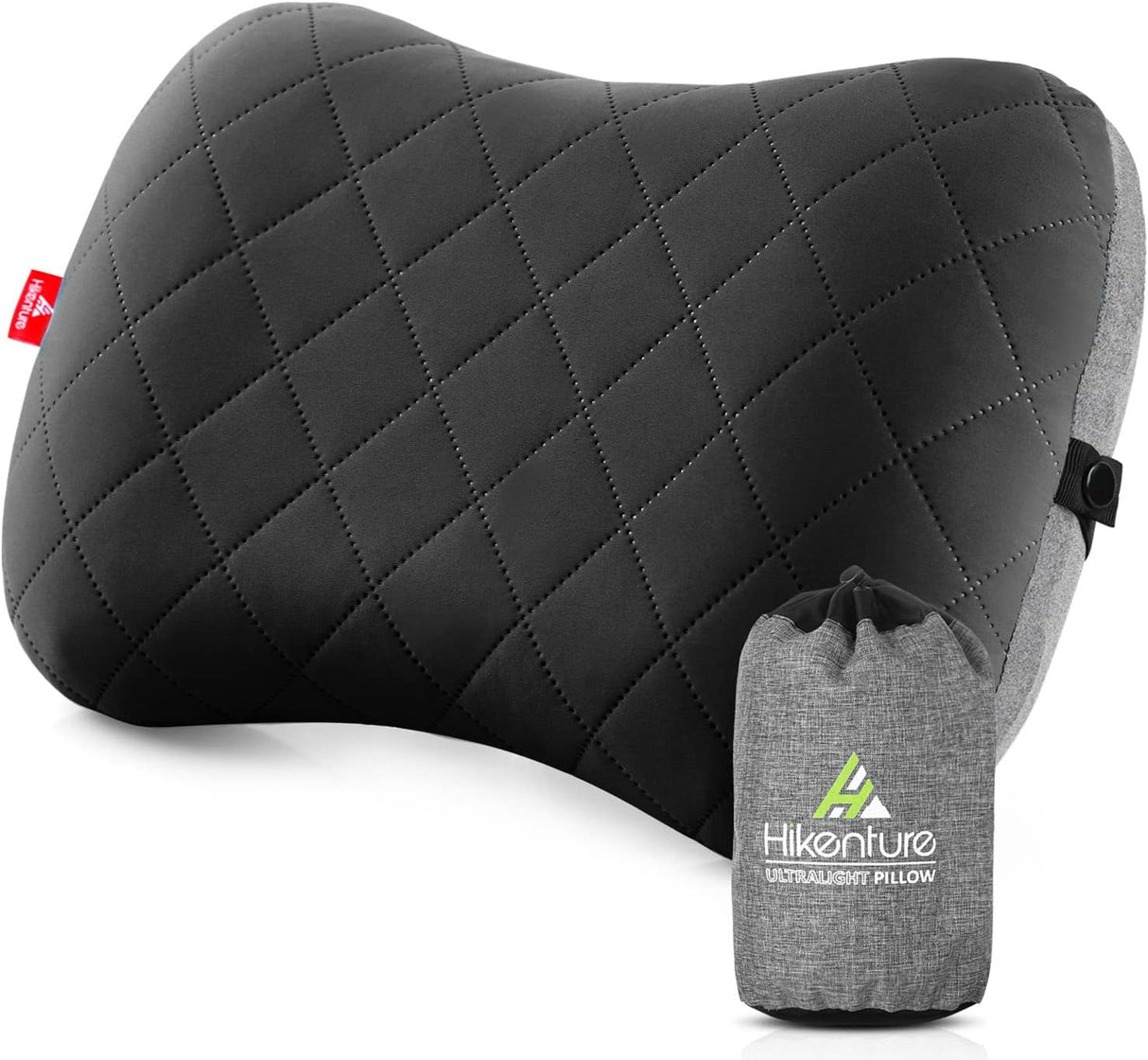 Almohada de Camping Inflable Ultraligera con Funda Removible