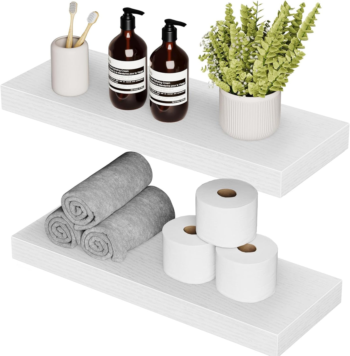 Estantes Flotantes AMADA HOMEFURNISHING 15x7 Pulgadas, Set 2